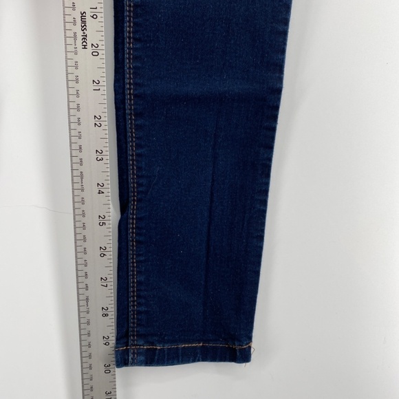 Brazil Jeans Womens Size Small Low Rise Jeggings Blue Denim Stretchy Zip Button - Picture 6 of 12